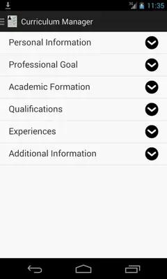 Curriculum Manager android App screenshot 8